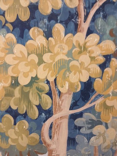 In the taste of AUBUSSON, 19th century. 
Greenery...