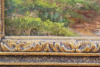 Jean-Ferdinand CHAIGNEAU (1830-1906) 
Landscape...