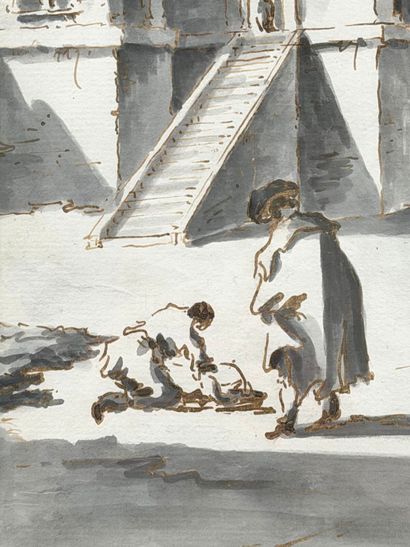 Giacomo GUARDI (Venice 1764-1835). 
Four...