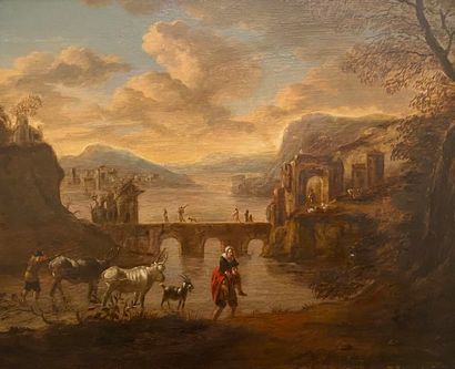 Flemish school of the late 17th century
Landscape...