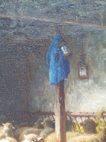 Charles CLAIR (1860-1930) 
Interior of a...