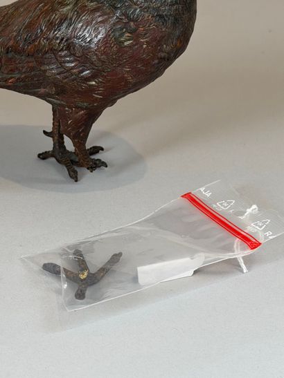 A set of six polychrome Viennese bronzes,...
