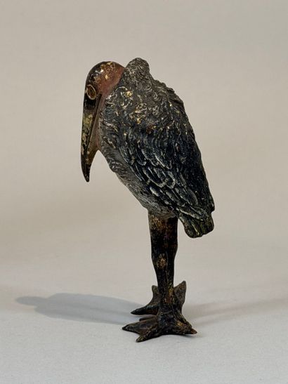 A set of six polychrome Viennese bronzes,...