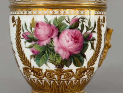 SÈVRES. 
Two A.B. in porcelain from the Éloge...