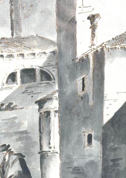 Giacomo GUARDI (Venice 1764-1835). 
Four...