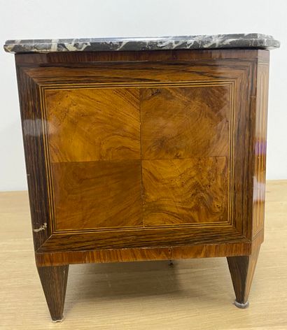 A master's chest of drawers with alternating...