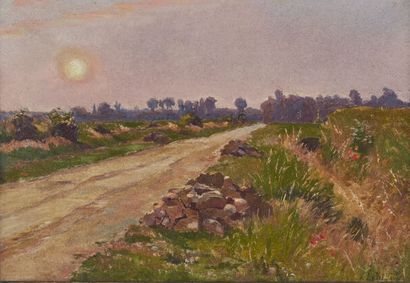 Ernest-Auguste LE VILLAIN (1834-1916) 
Path...