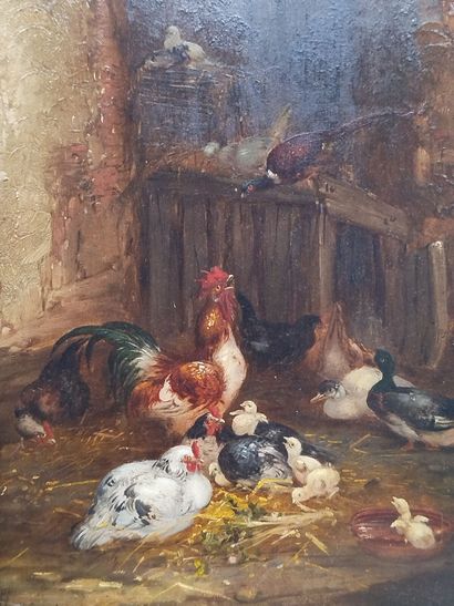 Claude GUILLEMINET (1821-1885) 
Two scenes...