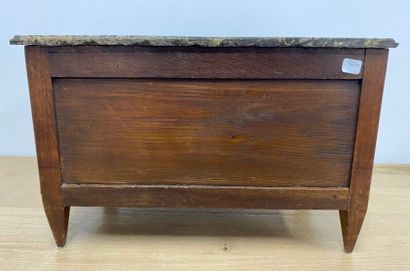 A master's chest of drawers with alternating...