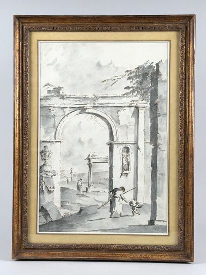 Giacomo GUARDI (Venice 1764-1835). 
Four...