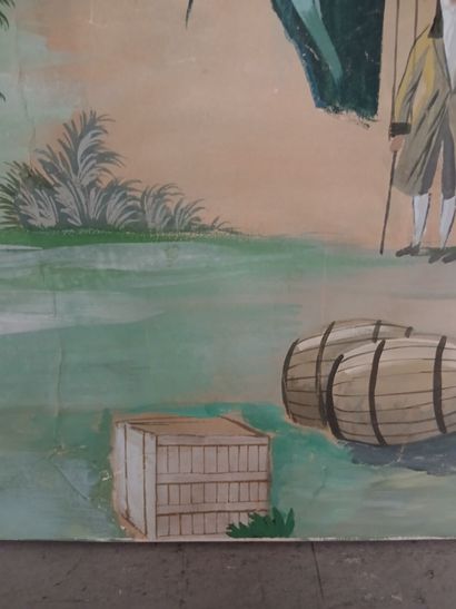 In the style of Manufacture ZUBER et Cie.
Panoramic...
