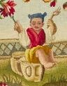 AUBUSSON, 18th century
Reunion of four tapestry...