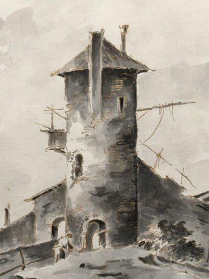 Giacomo GUARDI (Venice 1764-1835). 
Four...