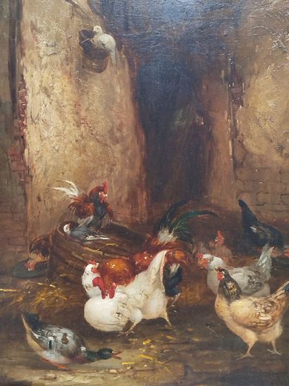 Claude GUILLEMINET (1821-1885) 
Two scenes...