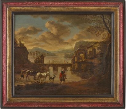 Flemish school of the late 17th century
Landscape...