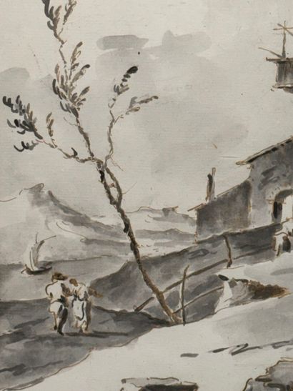 Giacomo GUARDI (Venice 1764-1835). 
Four...