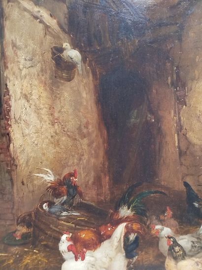 Claude GUILLEMINET (1821-1885) 
Two scenes...