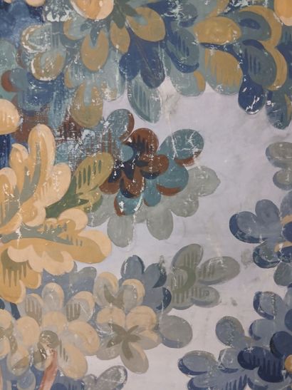 In the taste of AUBUSSON, 19th century. 
Greenery...