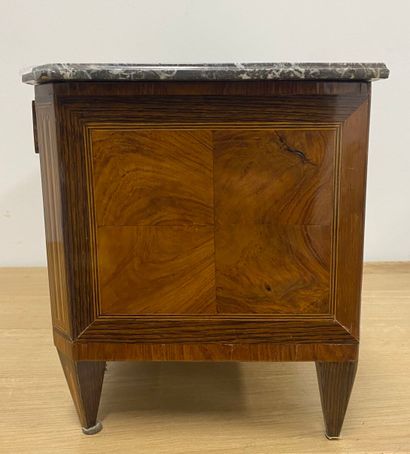 A master's chest of drawers with alternating...