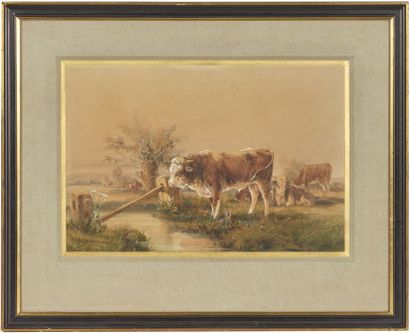 Jacques-Raymond BRASCASSAT (1804–1867) 
Bull...