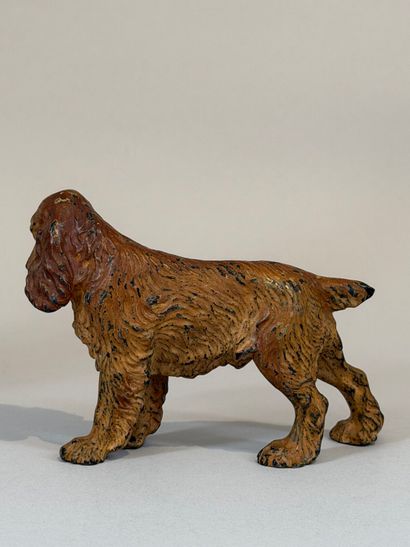 A set of six polychrome Viennese bronzes,...