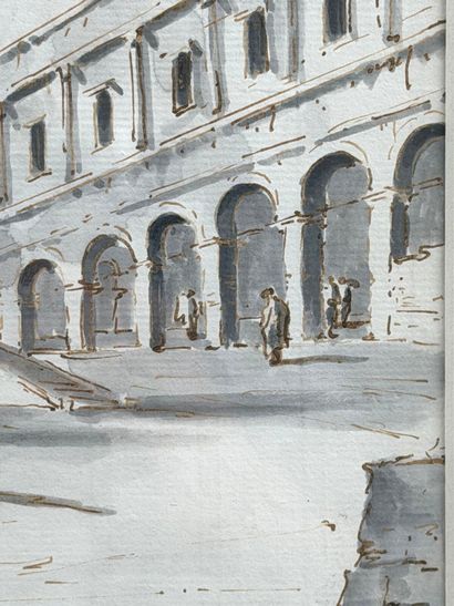 Giacomo GUARDI (Venice 1764-1835). 
Four...