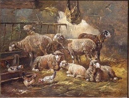 Charles-Ferdinand CERAMANO (1831-1909)
Sheep...