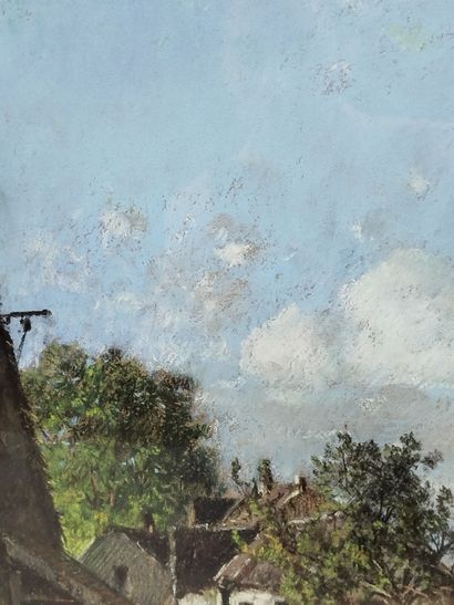 Alexandre DEFAUX (1825-1900) 
Farmyard with...