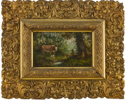 Filippo PALIZI (1818-1899) 
Shepherdess,...