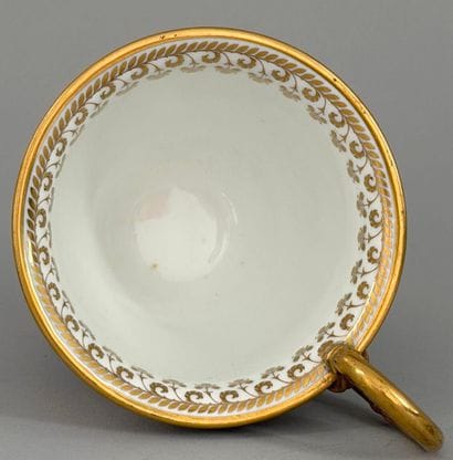 SÈVRES. 
A.B. porcelain cup from the Éloge...