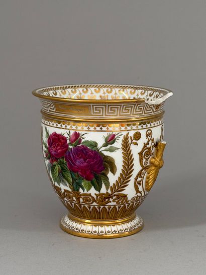 SÈVRES. 
Two A.B. in porcelain from the Éloge...