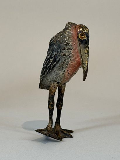 A set of six polychrome Viennese bronzes,...