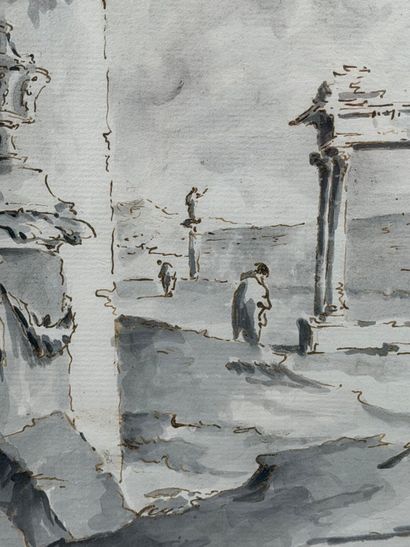 Giacomo GUARDI (Venice 1764-1835). 
Four...