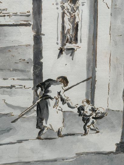 Giacomo GUARDI (Venice 1764-1835). 
Four...