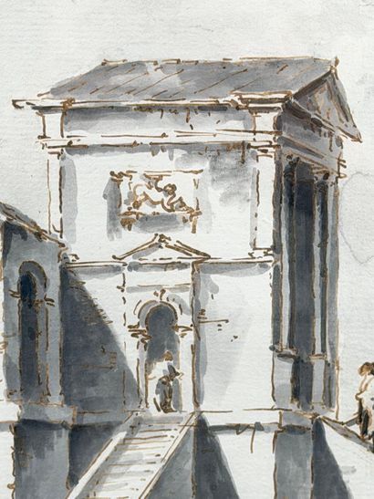 Giacomo GUARDI (Venice 1764-1835). 
Four...