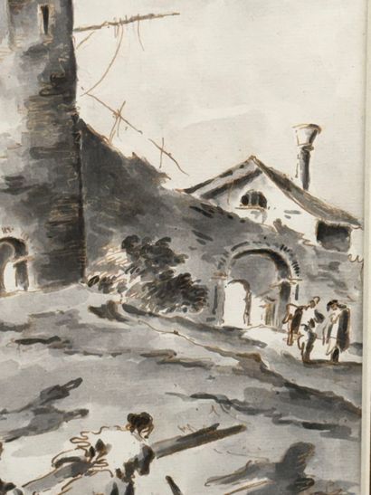 Giacomo GUARDI (Venice 1764-1835). 
Four...