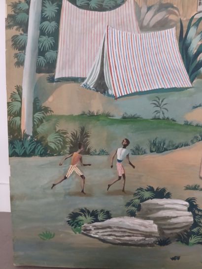 In the style of Manufacture ZUBER et Cie.
Panoramic...