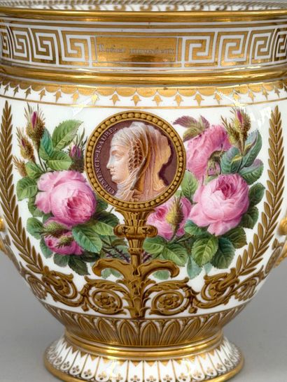 SÈVRES. 
Brachard porcelain sugar pot from...