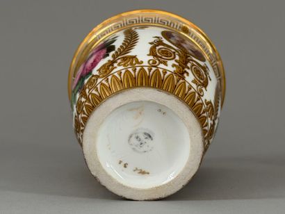 SÈVRES. 
Two A.B. in porcelain from the Éloge...