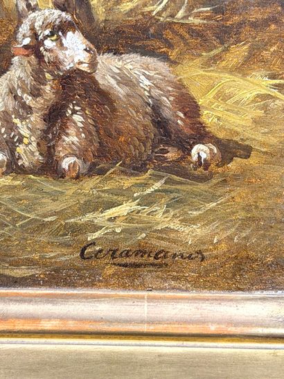 Charles-Ferdinand CERAMANO (1831-1909)
Sheep...