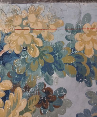 In the taste of AUBUSSON, 19th century. 
Greenery...