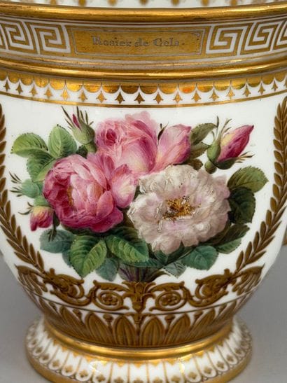 SÈVRES. 
A.B. porcelain cup from the Éloge...