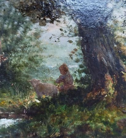 Filippo PALIZI (1818-1899) 
Shepherdess,...