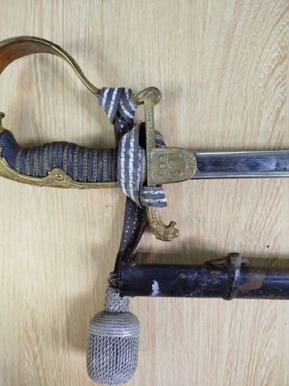 Sabre d'officier allemand attribué au 25e...