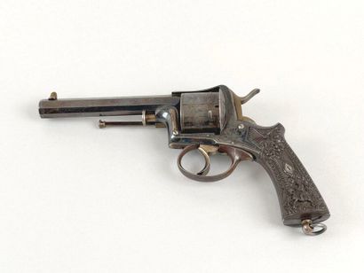 Revolver à broche de luxe, six coups, calibre...