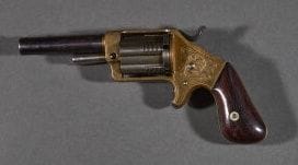 Revolver Slocum, cinq coups, calibre 32 annulaire....