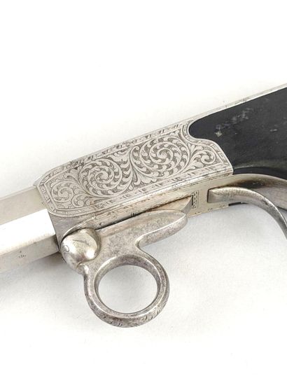Pistolet à percussion Cusson Rossignol, un...