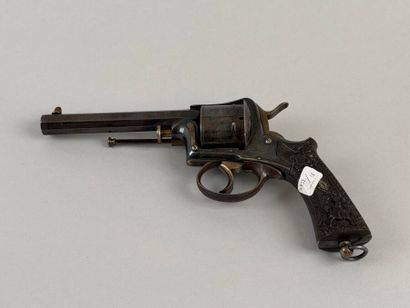 Revolver à broche de luxe, six coups, calibre...