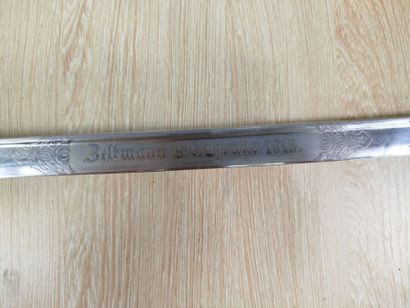 Sabre d'officier allemand attribué au 25e...