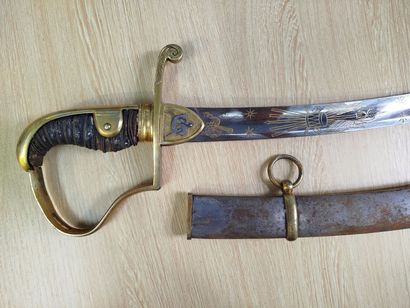 Sabre d'officier allemand ou de Franc-maçon....